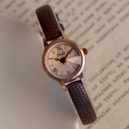 Fashion style minimalist luxury with quartz watch for women. 1piece.