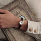 Fashion style minimalist luxury with quartz watch for women. 1piece.