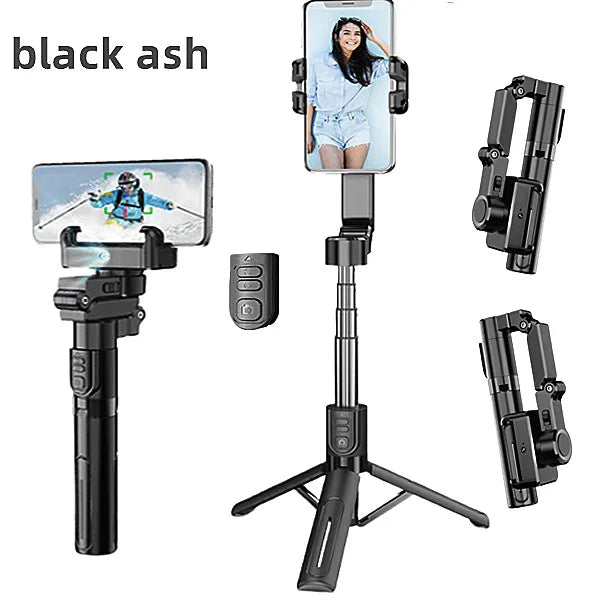 MEUYAG AI face tracking Gimbal Stabilizer Selfie Stick Foldable Wireless Tripod with Bluetooth Shutter Monopod for IOS Android