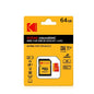 KODAK Micro SD Card Class10 U3 Memory Card MicroSD 64GB 128GB 256GB SD/TF Flash Card on For Smartphone Tablet Camera