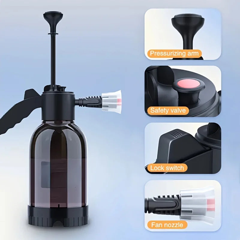 2L Multi-purpose Handheld Car Wash Foam Sprayer Auto Cleaning Tool for Cars Motorcycles Bikes