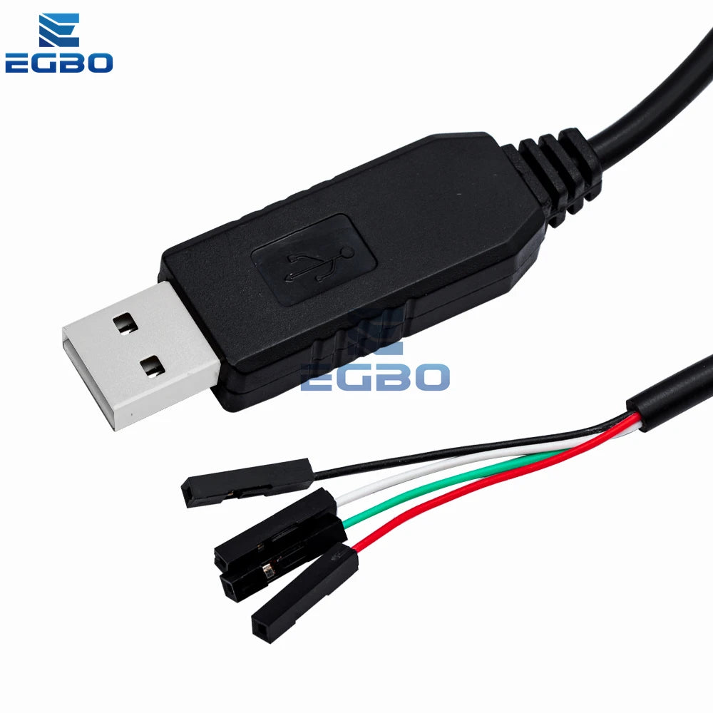 High - Performance USB to COM Module Cable - USB to RS232 TTL UART Auto Converter with PL2303HX Chip EGBO