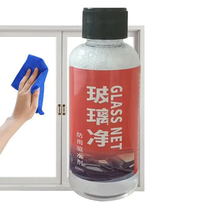 60/120ml Car Windshield Oil Film Cleaner Glass Cleaning Board Glass Cleaning Wipe Glass Oil Film Remover Car Glass Clean Brush