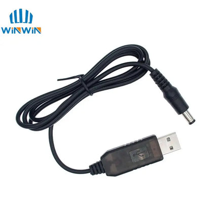 Usb Power Boost Line Dc 5v To Dc 9v / 12v Step Up Module 1M Usb Converter Adapter Cable 2.1x5.5mm Plug for arduino WIFI