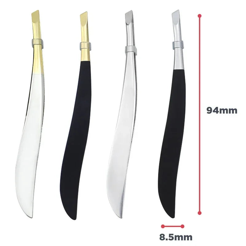Eye clip brow eyebrow  1 piece professional stainless steel hair removal gold women beauty makeup.