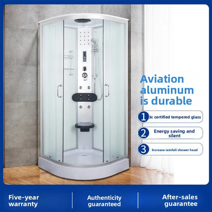 Integral shower room Bathroom wet and dry separation toilet  bath room Bath room Integrated fan sliding door Bath scree