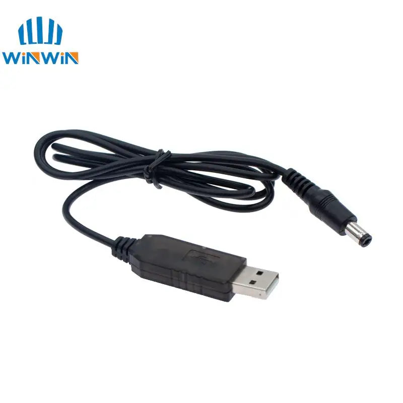 Usb Power Boost Line Dc 5v To Dc 9v / 12v Step Up Module 1M Usb Converter Adapter Cable 2.1x5.5mm Plug for arduino WIFI