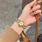 Fashion minimalist luxury gold disc with quartz watch for women. 1piece.