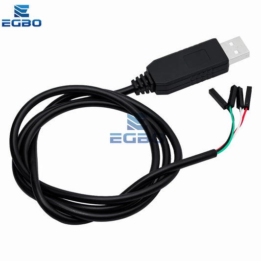 High - Performance USB to COM Module Cable - USB to RS232 TTL UART Auto Converter with PL2303HX Chip EGBO