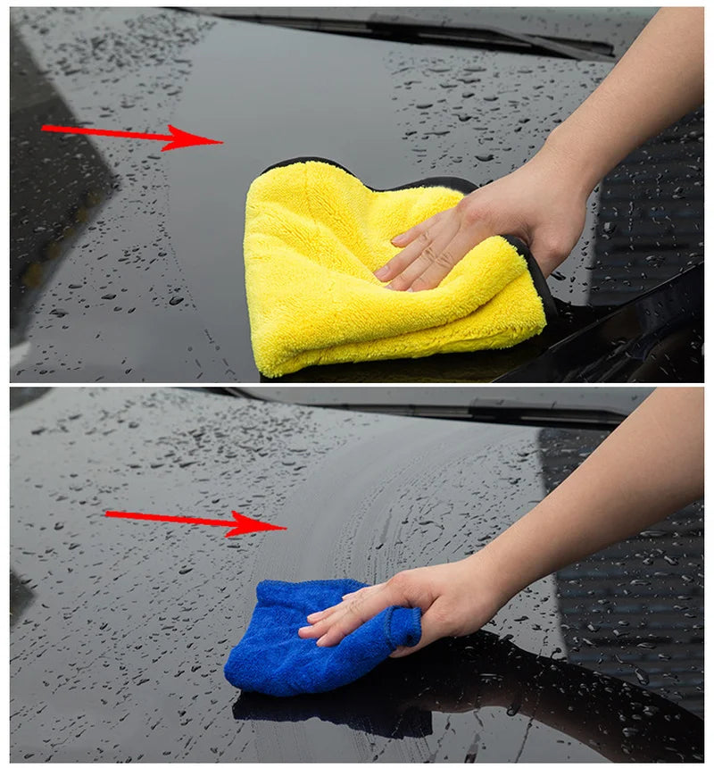2Pcs/lot 30x30/40/60cm Car Wash Microfiber Towel Car Cleaning Drying Cloth Car Care Cloth Microfiber Towel Car Microfiber Cloth