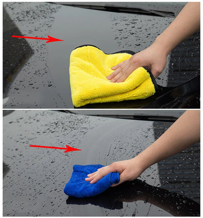 2Pcs/lot 30x30/40/60cm Car Wash Microfiber Towel Car Cleaning Drying Cloth Car Care Cloth Microfiber Towel Car Microfiber Cloth