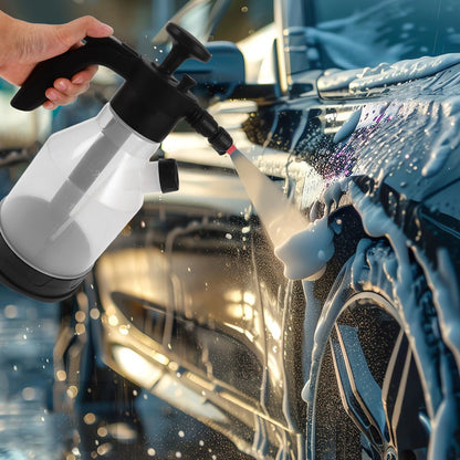 Car Wash Foam Spray Bottle High Pressure Pump Sprayer Watering Can Foaming Handheld Multifunctional Car Home Use Portable