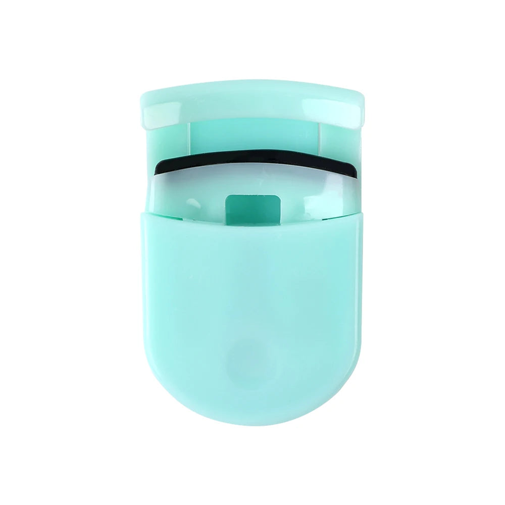 1pc plastic eyelash curlers mini portable eyelashes curling clip lash tweezers cosmetic beauty makeup tools accessories.