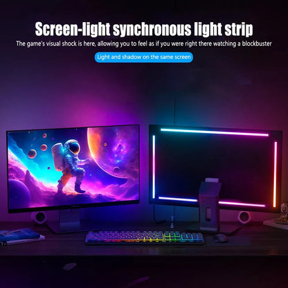 Backlight light app control rgb sync light led computer monitor room decor atmosphere lights.