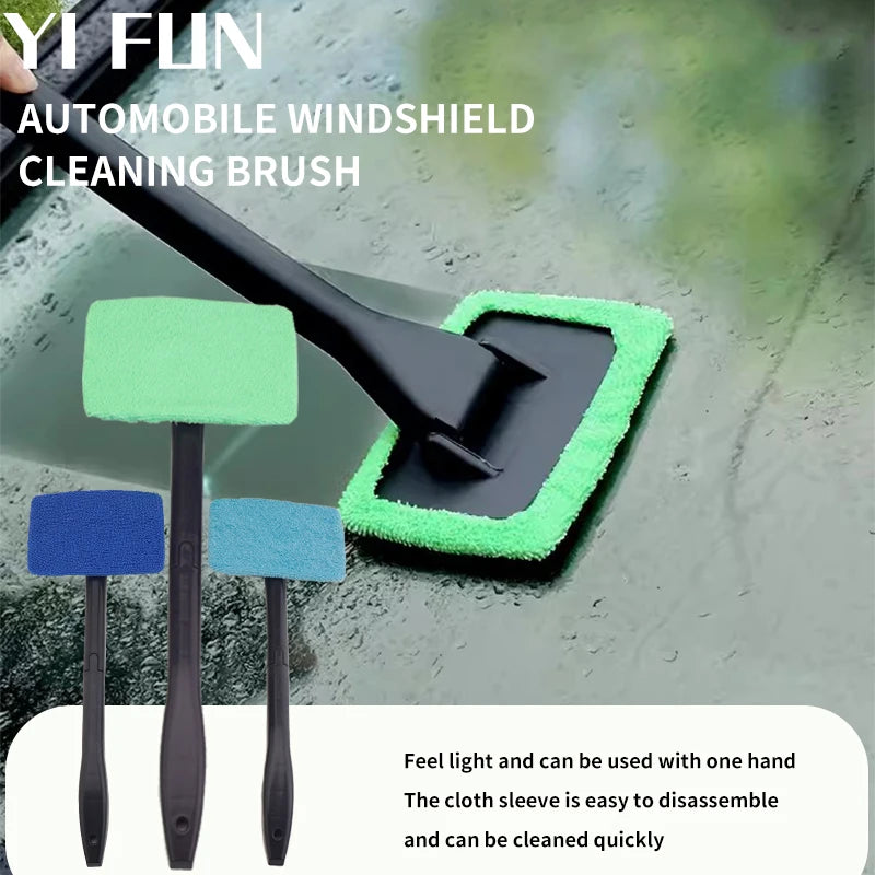 Car Wash Accessories Automobile Windshield Wiping Fog Cleaning Brush Front Window Wiper Tool Car Home Cleaning Towel