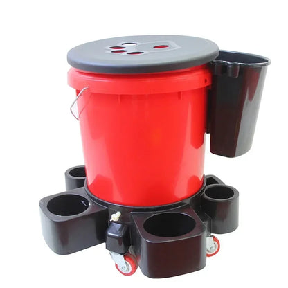 Universal Bucket Organizer Car Detailing Tools Towels Brushes Mitt Fast Easy Storage Kits External Hanging Barrel Wash