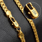 Jewelry gold / silver colors chain for woman, men. 1 piece.