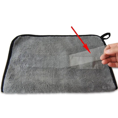 1/2/5/6/10pcs Microfiber Cleaning Towel Thicken Soft Drying Cloth Car Body Washing Towels Double Layer Clean Rags 30/40/60cm
