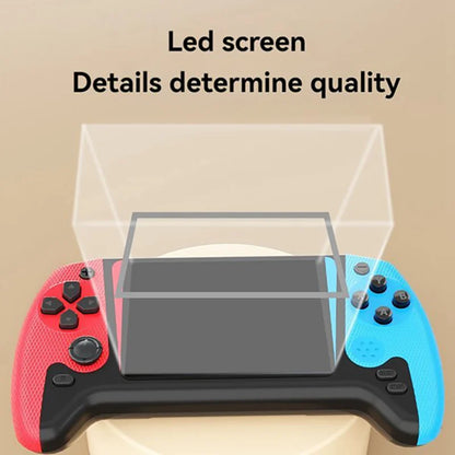 Retro portable game console, 3.5-inch LCD screen, with 500 games, supports tv connection for single-player gaming.