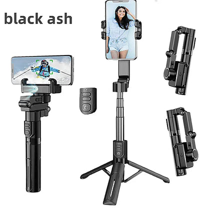 MEUYAG AI face tracking Gimbal Stabilizer Selfie Stick Foldable Wireless Tripod with Bluetooth Shutter Monopod for IOS Android