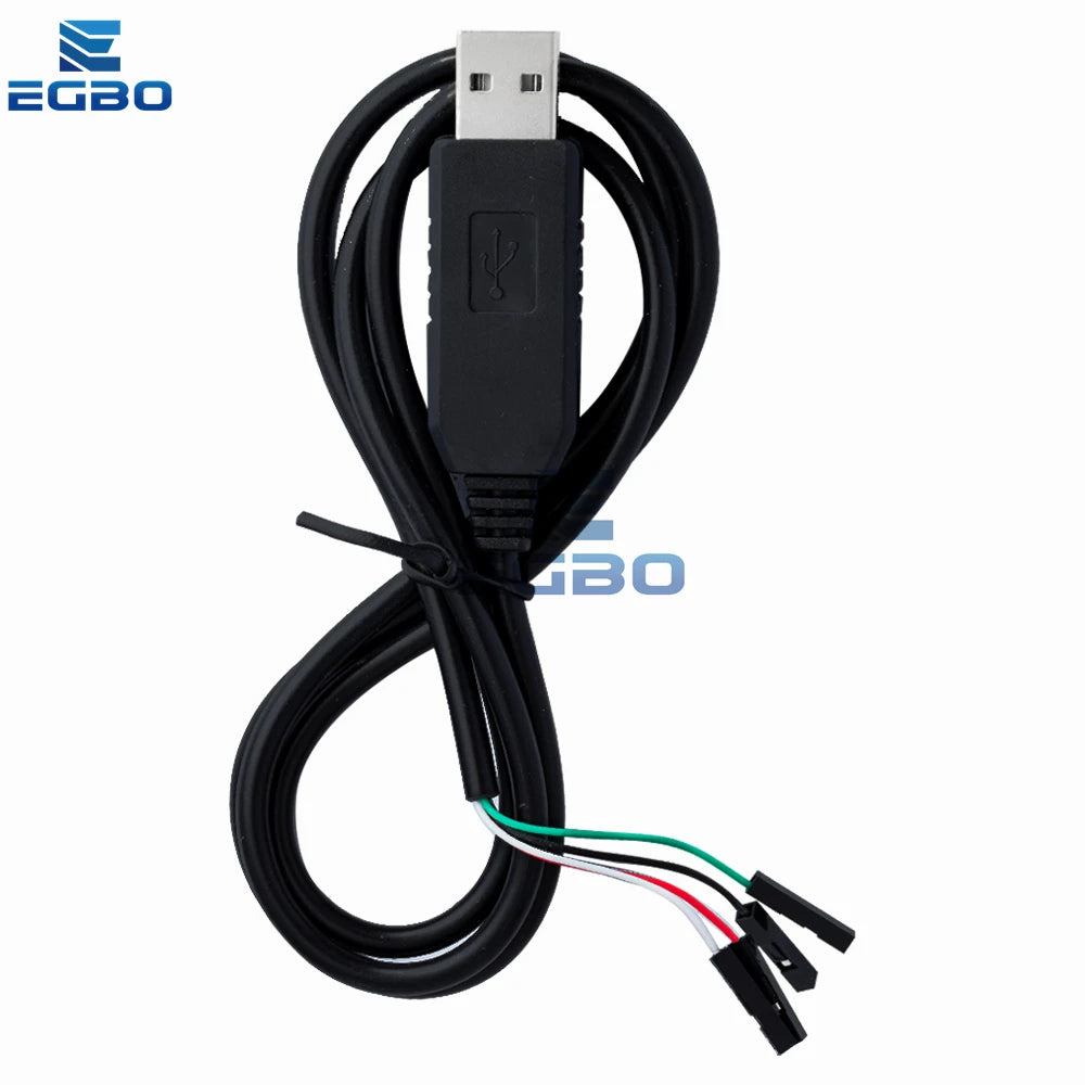 High - Performance USB to COM Module Cable - USB to RS232 TTL UART Auto Converter with PL2303HX Chip EGBO
