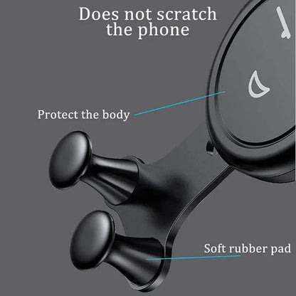 Smile Face Car Phone Holder Universal Stand Air Vent Clip Mobile Cell Stand Gravity Support Mount GPS for iPhone Samsung Xiaomi