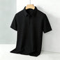 Men's classic, collar short, sleeve polo shirt, casual breathable  summer, daily office fashion men's.