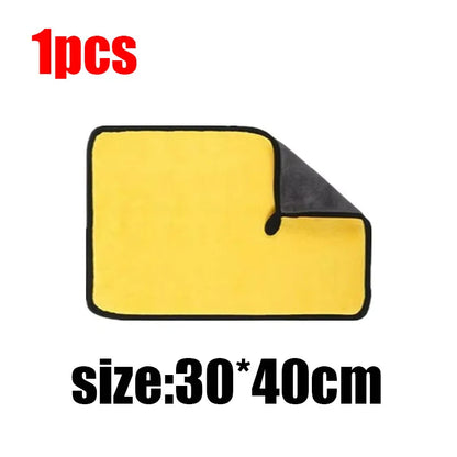1/2/3/4pcs Car Wash Microfiber Towel Car Cleaning Drying Cloth Car Care Cloth Detailing Microfiber Towel Car Microfiber Cloth