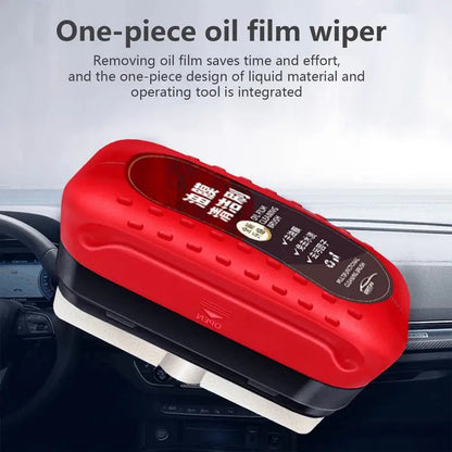 60/120ml Car Windshield Oil Film Cleaner Glass Cleaning Board Glass Cleaning Wipe Glass Oil Film Remover Car Glass Clean Brush
