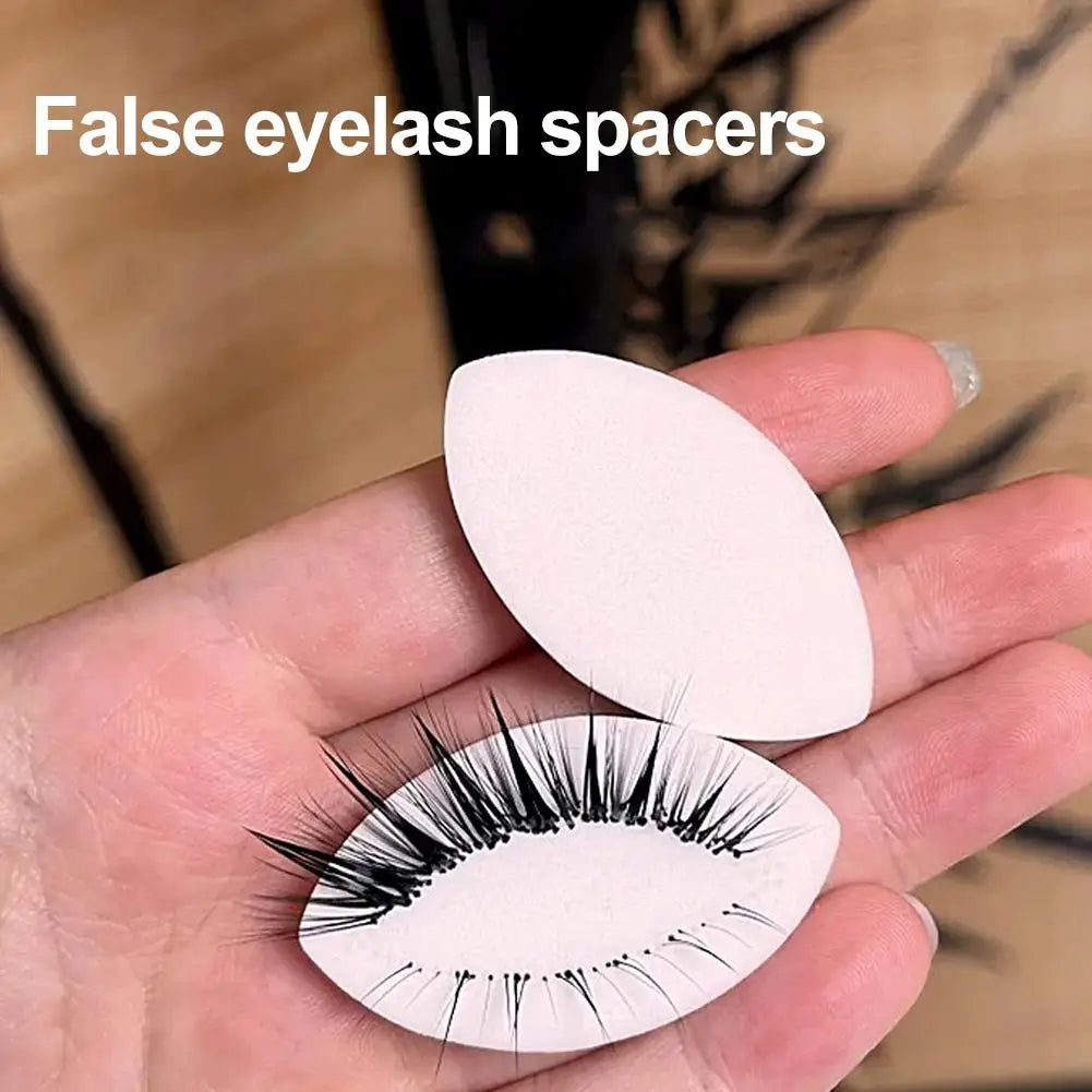 Soft sponge false eyelash pads lash sponges for practice beginner.