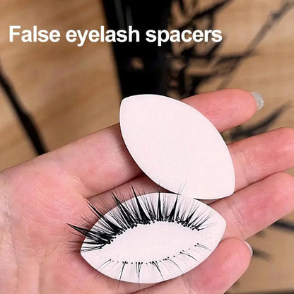 Soft sponge false eyelash pads lash sponges for practice beginner.