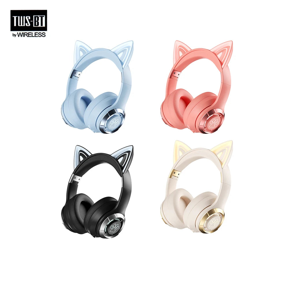 Bluetooth headphones over ear head wireless earphones with mic music headset gamer foldable auriculare fone for Huawei XiaoMi...