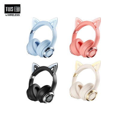 Bluetooth headphones over ear head wireless earphones with mic music headset gamer foldable auriculare fone for Huawei XiaoMi...