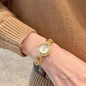 Fashion minimalist luxury gold disc with quartz watch for women. 1piece.