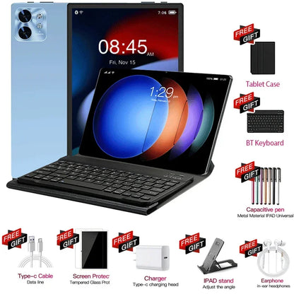 New pad P90 tablet 11 inch 22GB+2TB tablets Android 16 snapdragon8gen3 tablette PC face recognition 20000mAh 5G dual sim.