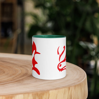 Mug à Intérieur Coloré luxe