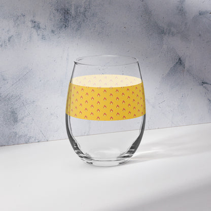 Verre à vin sans pied luxe