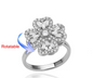 Rotating rings for woman or men, rings adjustable. 1piece.