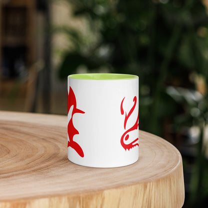 Mug à Intérieur Coloré luxe