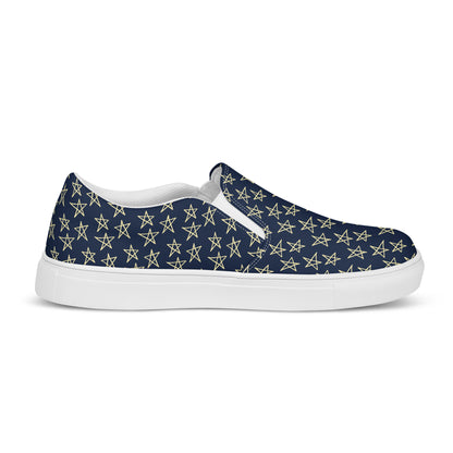 Tennis en toile sans lacets luxe homme