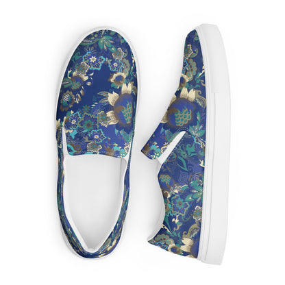 Tennis en toile sans lacets luxe  homme