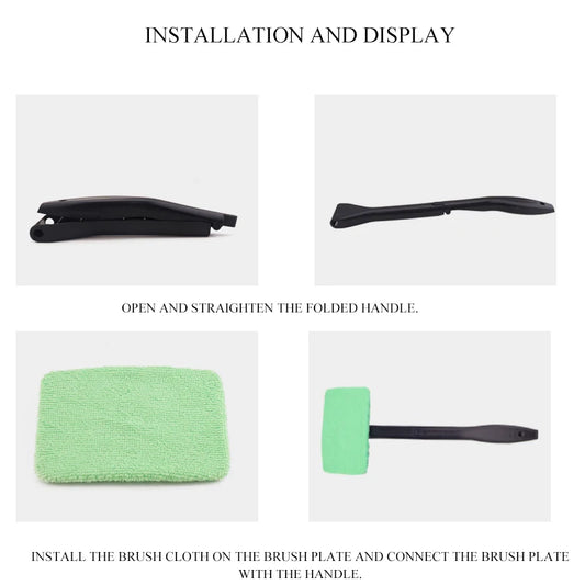 Car Wash Accessories Automobile Windshield Wiping Fog Cleaning Brush Front Window Wiper Tool Car Home Cleaning Towel